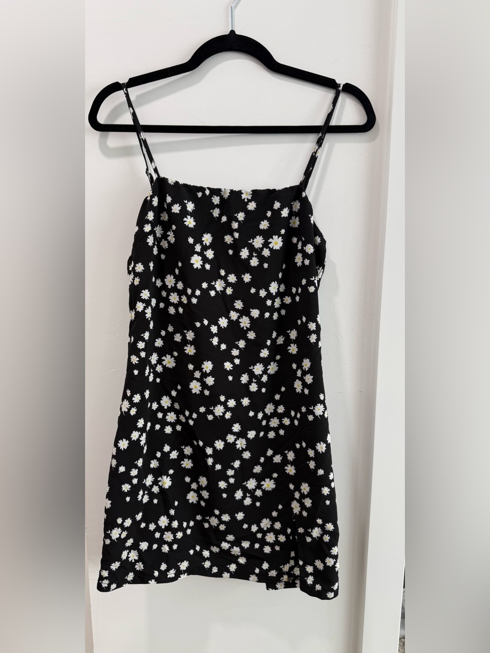 Princess Polly Black Daisy Smocked Mini Dress